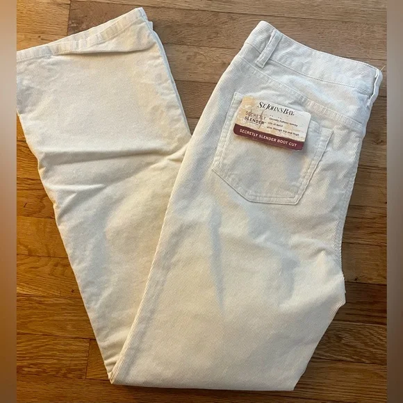 NEW St John’s Bay Secretly Slender Corduroy Pants Sz 10 - Picture 4 of 8